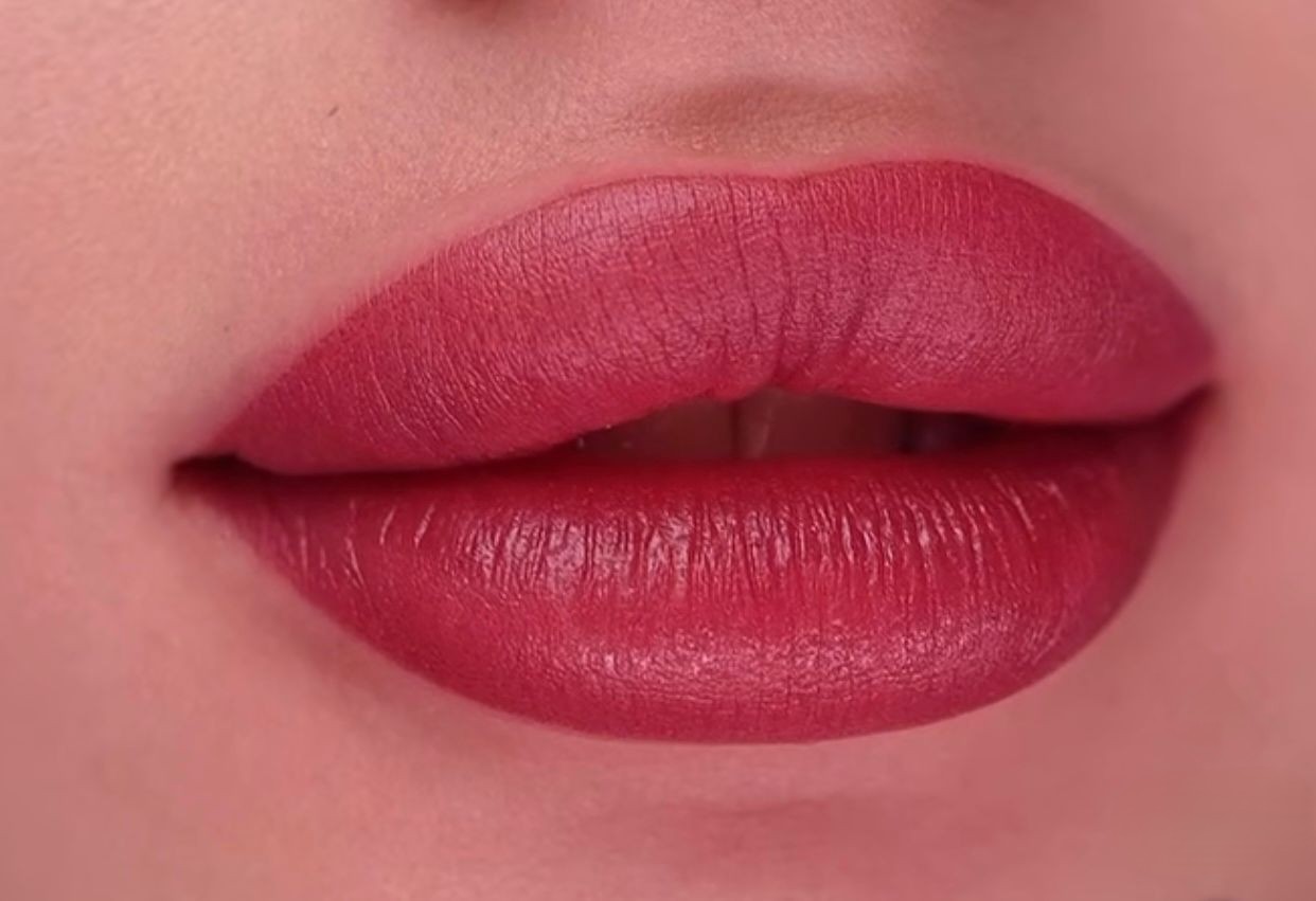 Resultado Perfect Lips — efeito batom em lábios rosados
